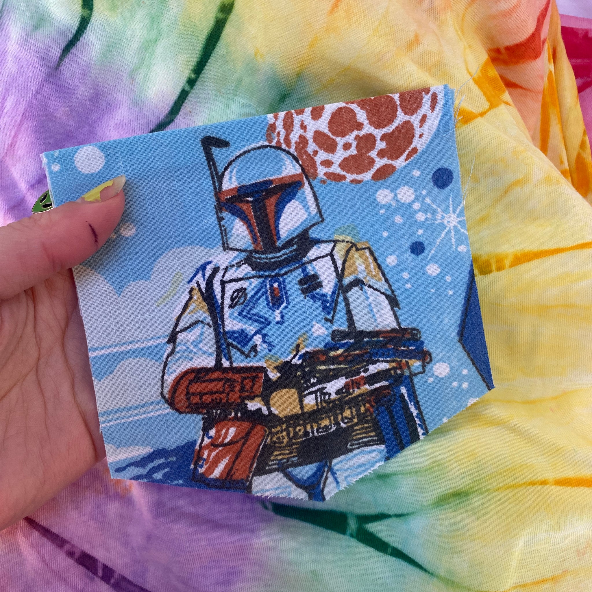 Pocket t-shirt. Ltd Edition - Size Large Tie Dye