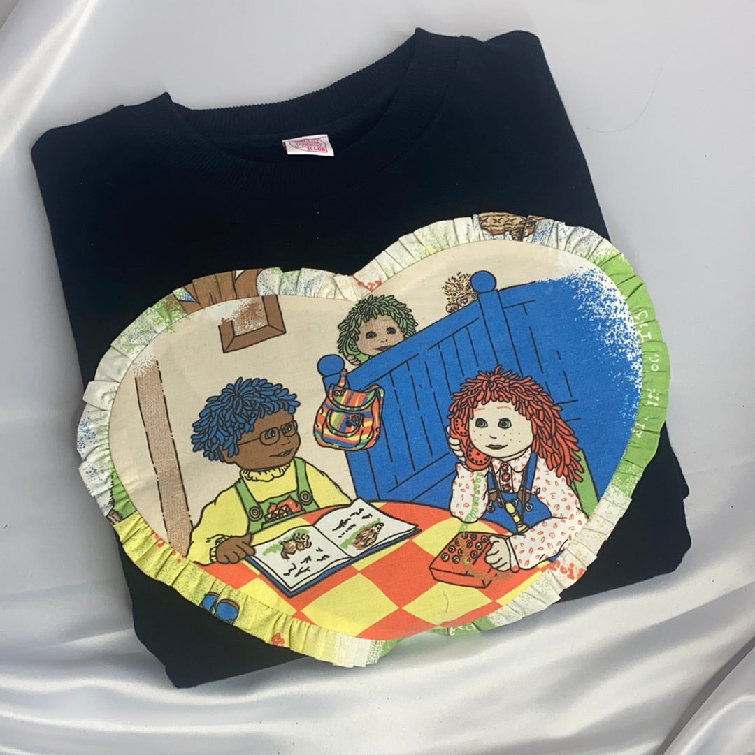 Reworked duvet jumper - Size Large