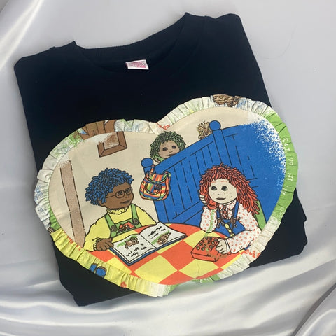 Reworked duvet jumper - Size Large