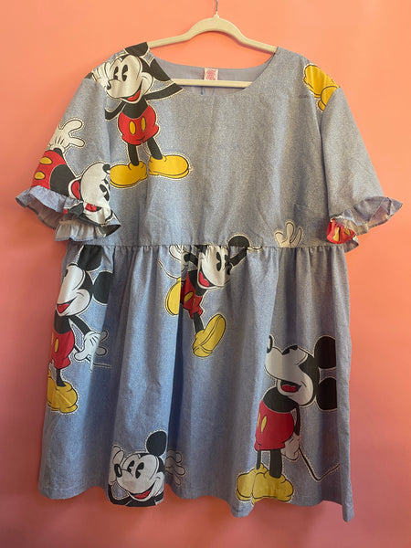 Reworked Duvet Cover Dress - Size 20/22