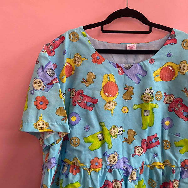 Reworked Duvet Cover Dress - Size 24