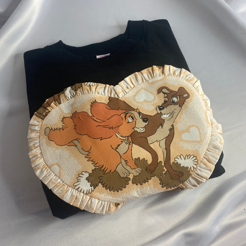 Reworked duvet jumper - Size Large