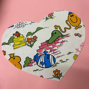 Custom Reworked Heart Duvet Jumper In This Fabric