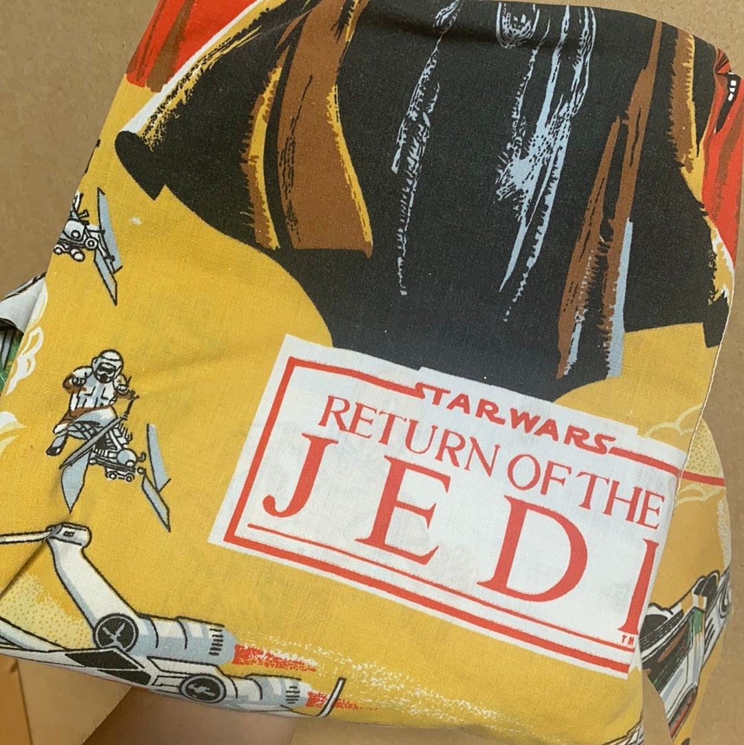 Cropped Shirt made from Reworked Duvet Cover. Size 12