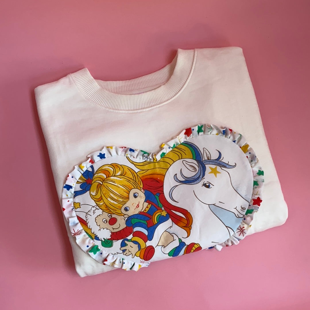 Reworked duvet jumper - Size Large