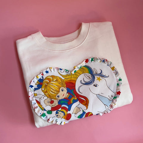 Reworked duvet jumper - Size Large