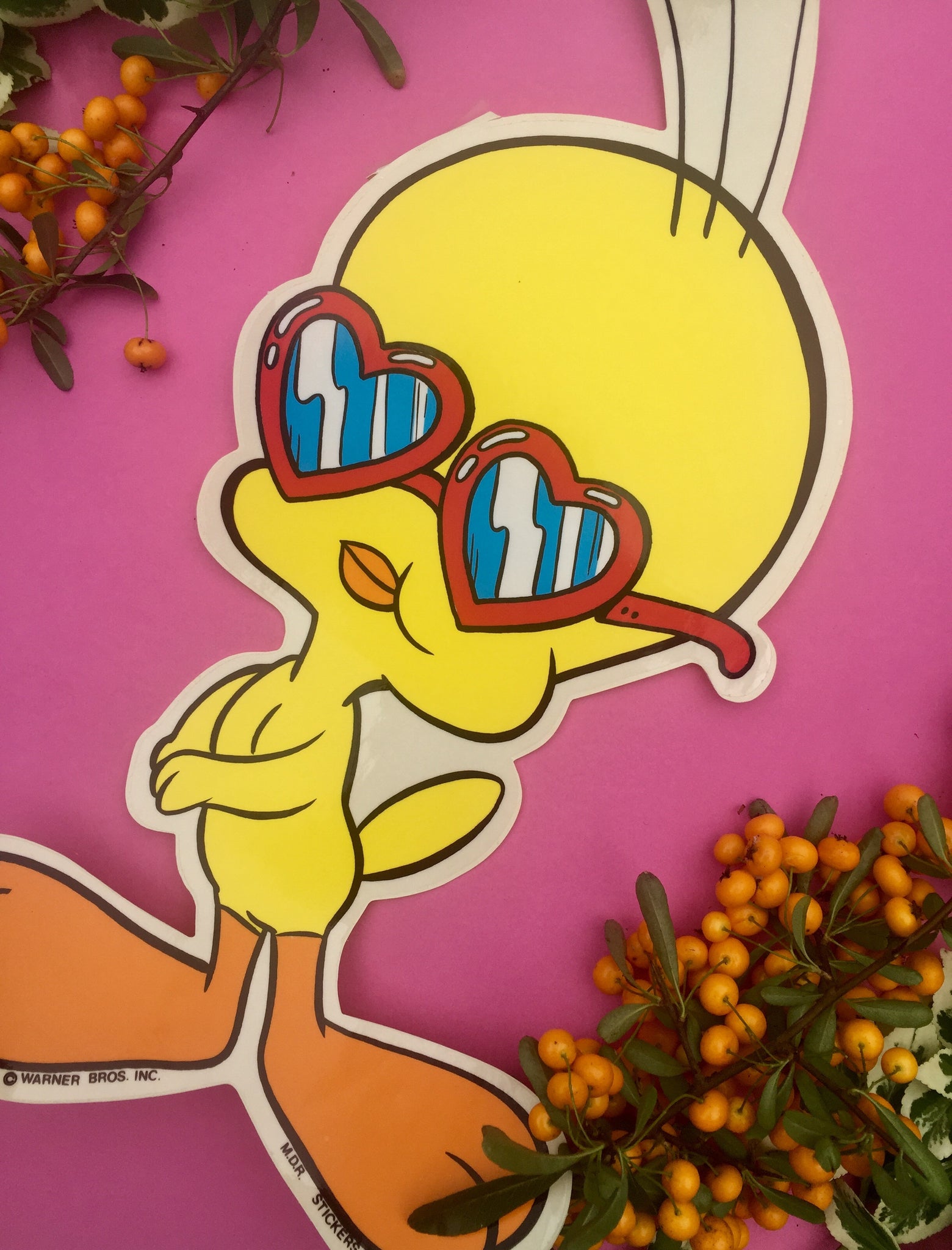 Tweety Pie Vinyl Sticker Large