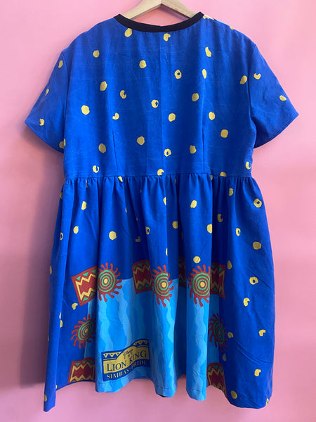 Reworked Duvet Cover Dress - Size 14