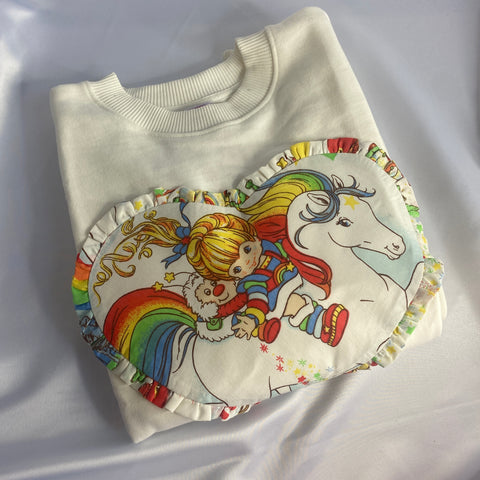 Reworked duvet jumper - Size Small