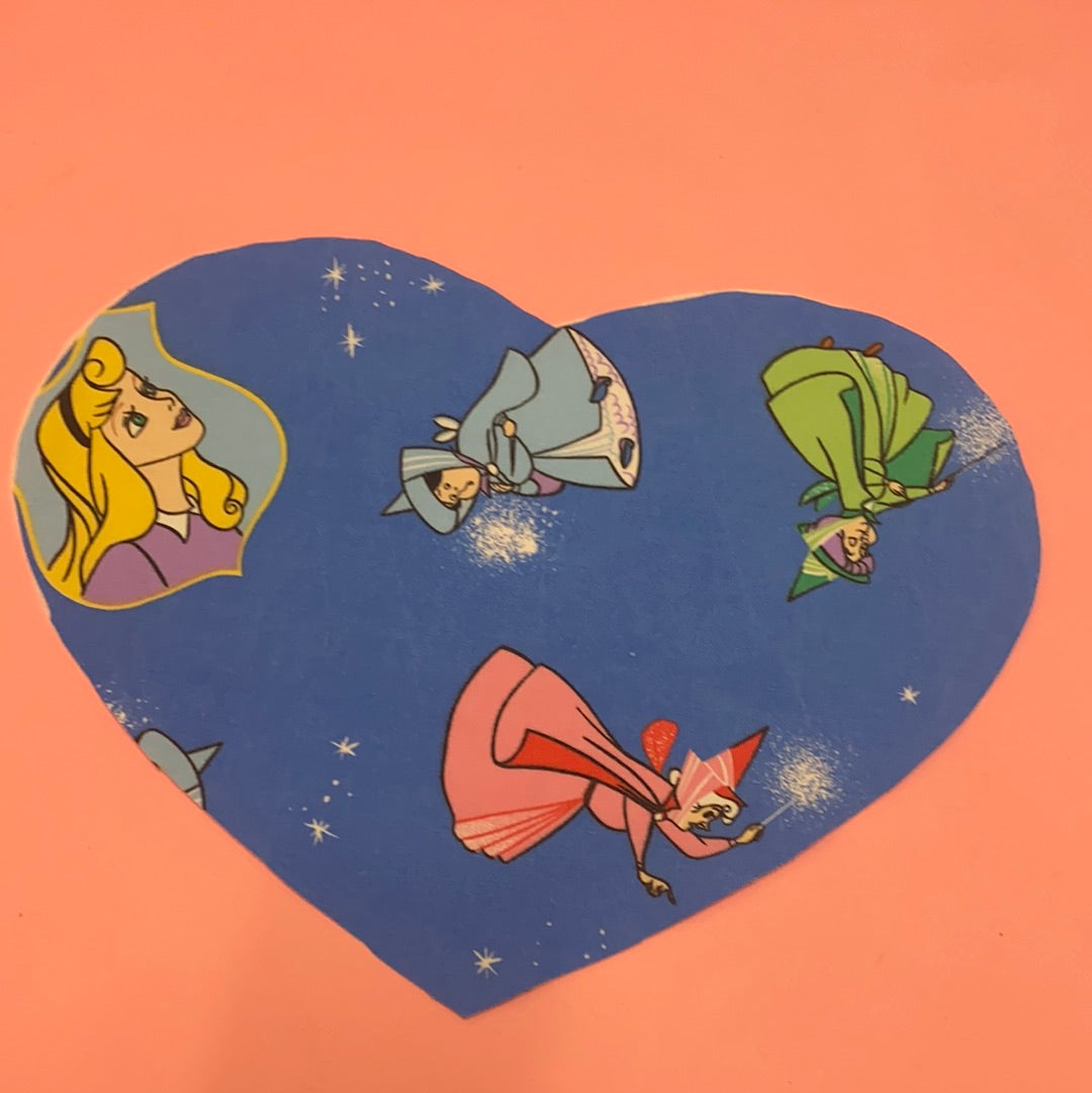 Custom Reworked Heart Duvet Jumper In This Fabric