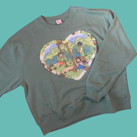 Reworked duvet jumper Size Large