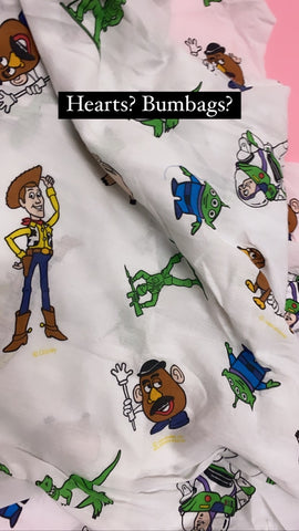 Custom Reworked Heart Duvet Jumper In This Fabric