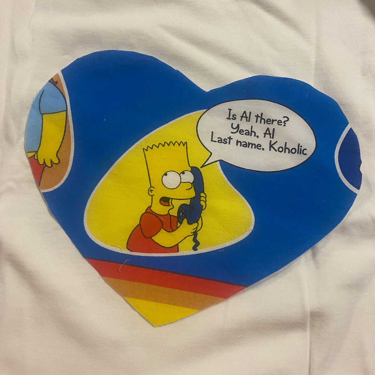 Custom Reworked Heart Duvet Jumper In This Fabric