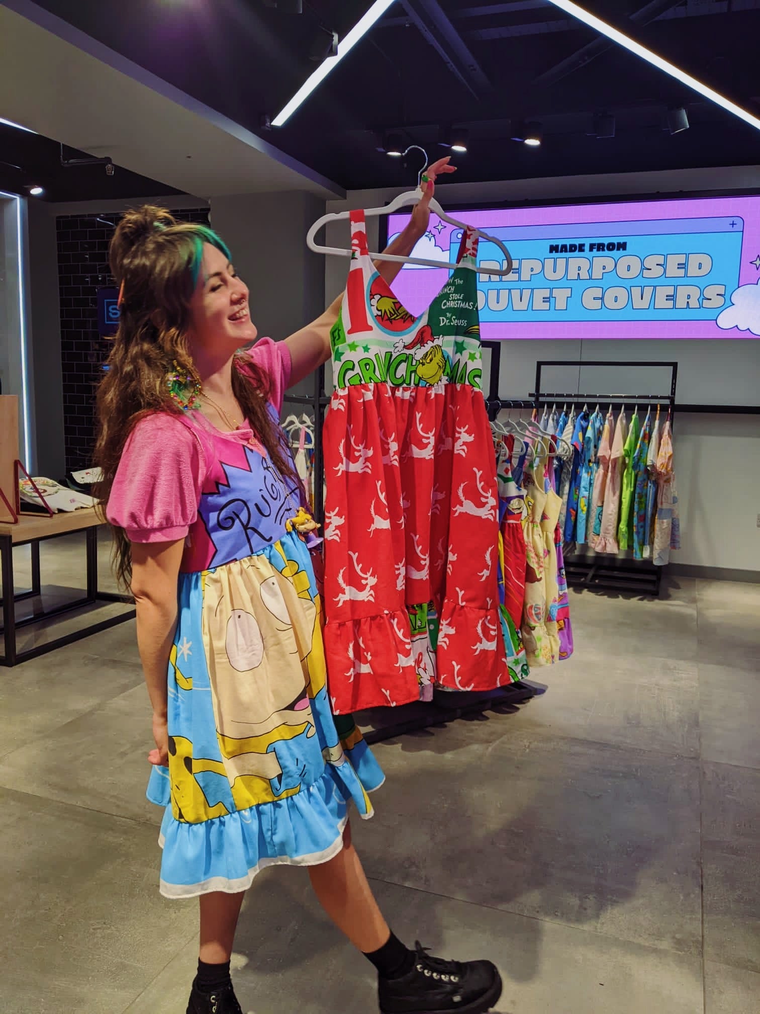 Clarissa Duvet Dress - Size Small