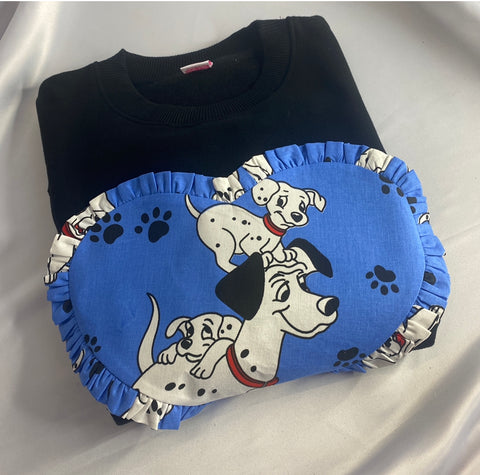 Custom Reworked Heart Duvet Jumper In This Fabric