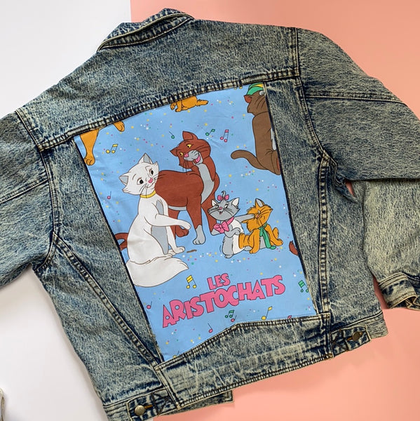 Denim Jacket made with Reworked Aristo Duvet Cover.