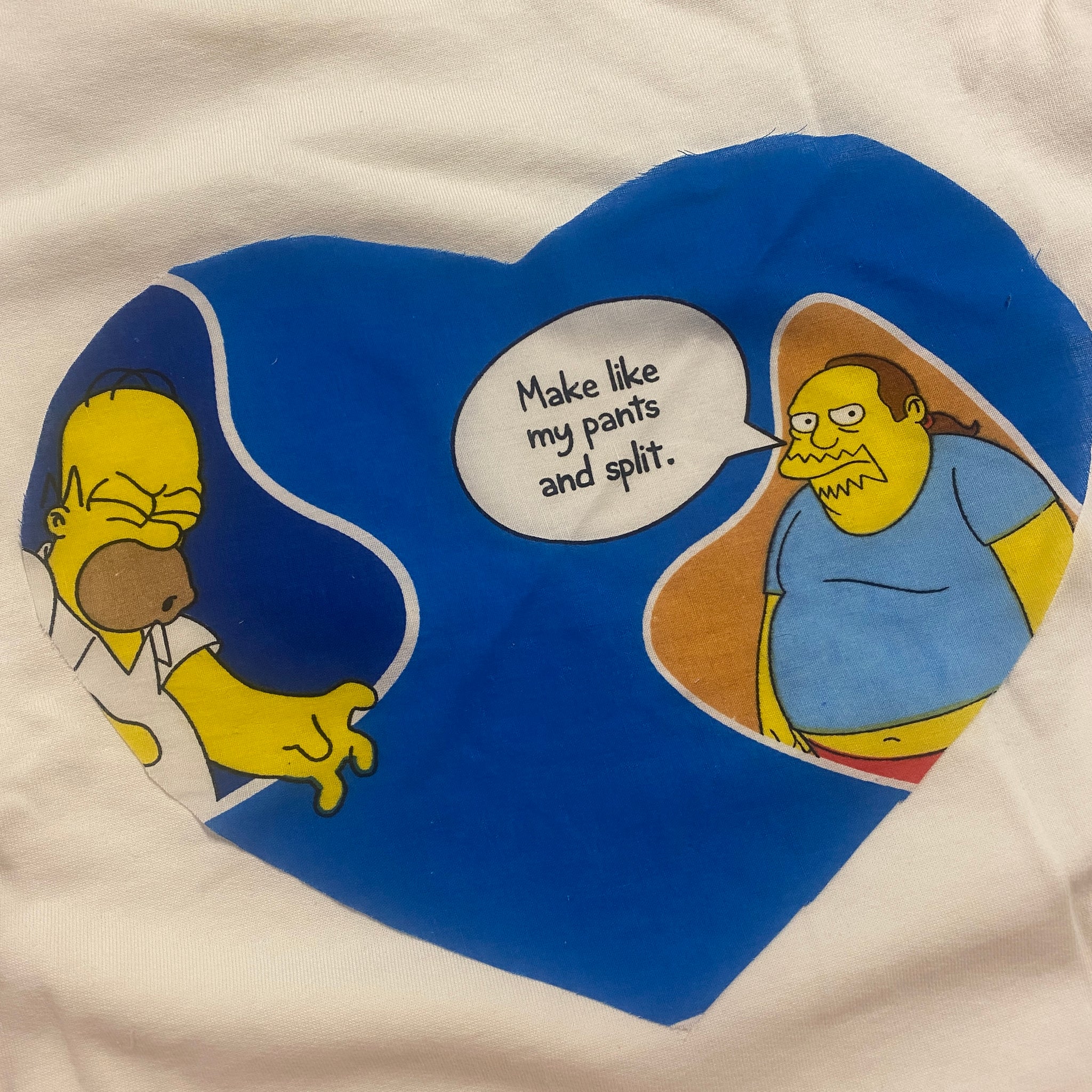 Custom Reworked Heart Duvet Jumper In This Fabric