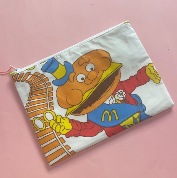 Large purse/ wash bag from Duvet Cover Material