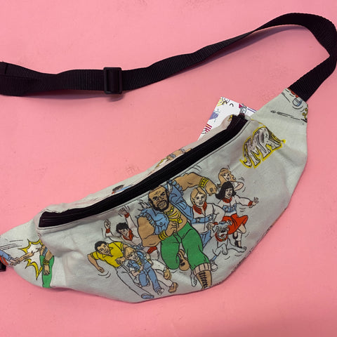 90's fabric bumbag